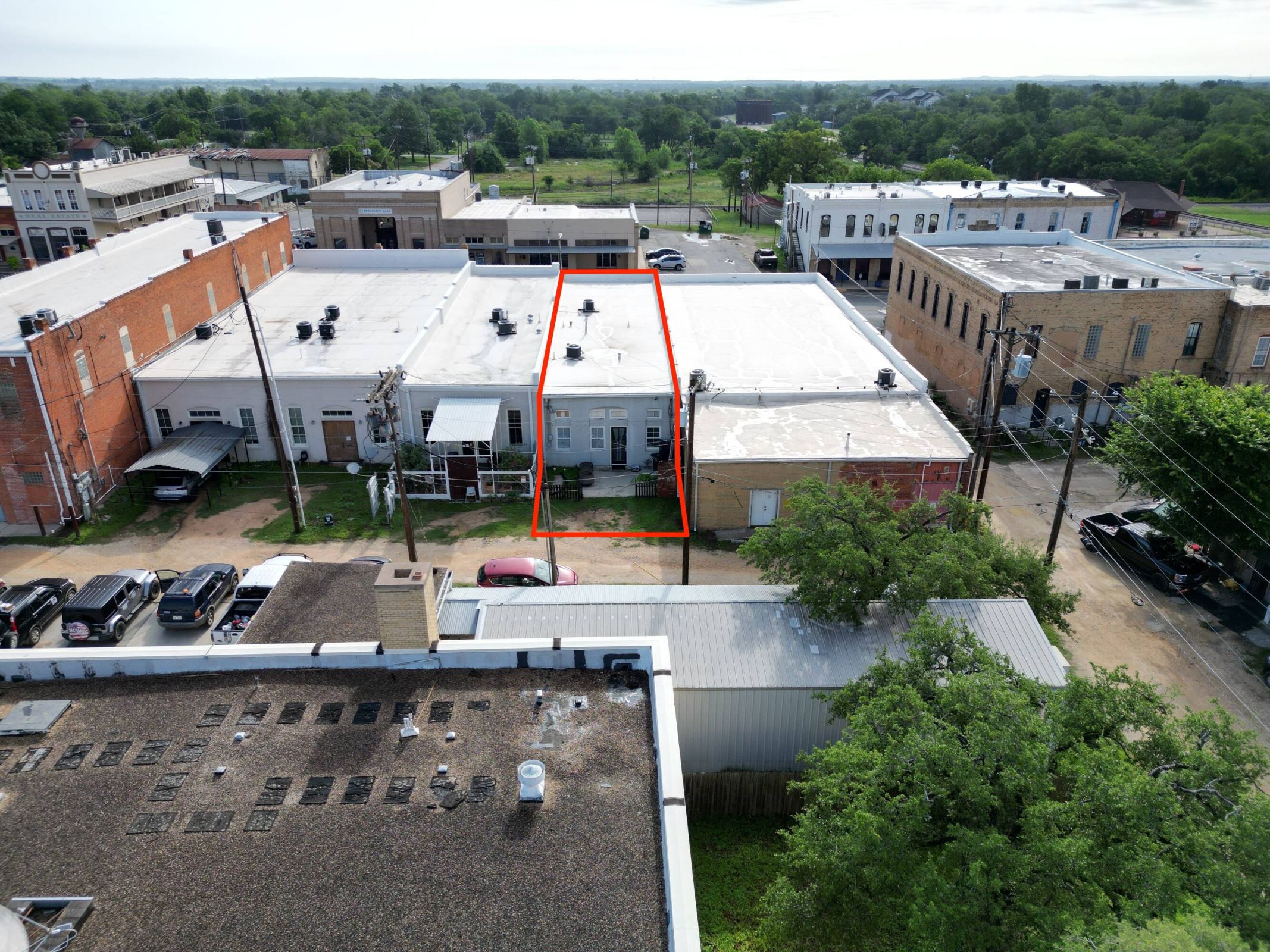 Back of building
